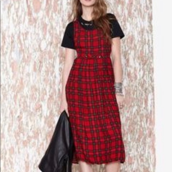 Vintage Dresses & Skirts - Vintage KDK Designs Plaid Midi Dress Large